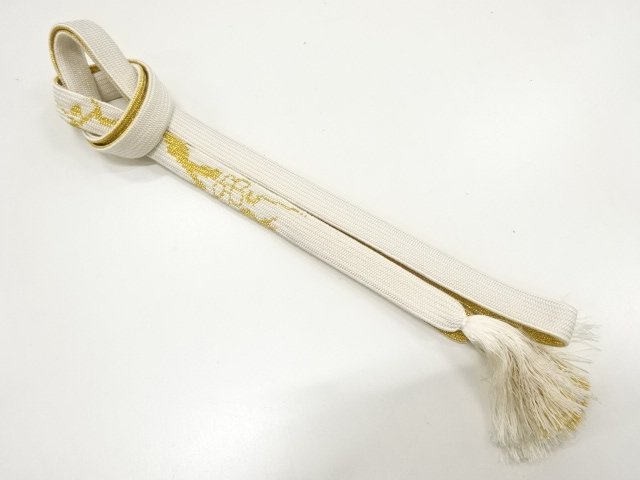 JAPANESE KIMONO / HAND-TIED OBIJIME